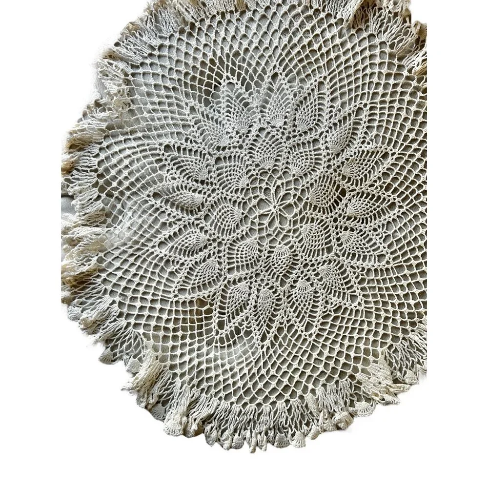 Hand Crocheted Doily Centerpiece 23